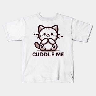 Cuddle Me Kitten Kids T-Shirt